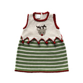 Reindeer Dress Dresses Melange Collection 6 months 