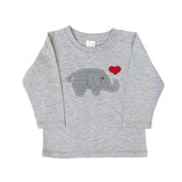 Valentine Elephant Tee | Red Tops & Tees Melange Collection 12 months 