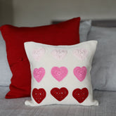 Valentine Heart 10" Pillow Throw Pillows Melange Collection 