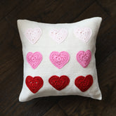 Valentine Heart 10" Pillow Throw Pillows Melange Collection 