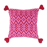 Heart Tassel 10" Pillow Throw Pillows Melange Collection 