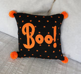 Boo 10" Pillow by Melange Collection Melange Collection 