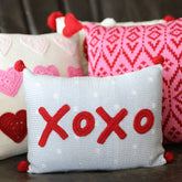 XOXO Mini Pillow | Red Throw Pillows Melange Collection 