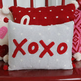 XOXO Mini Pillow | Red Throw Pillows Melange Collection 