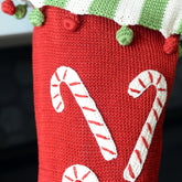 Candy Cane Stocking Stockings Melange Collection 