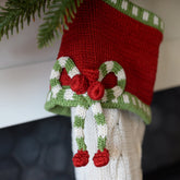 Cable-Knit Bow Stocking Stockings Melange Collection 