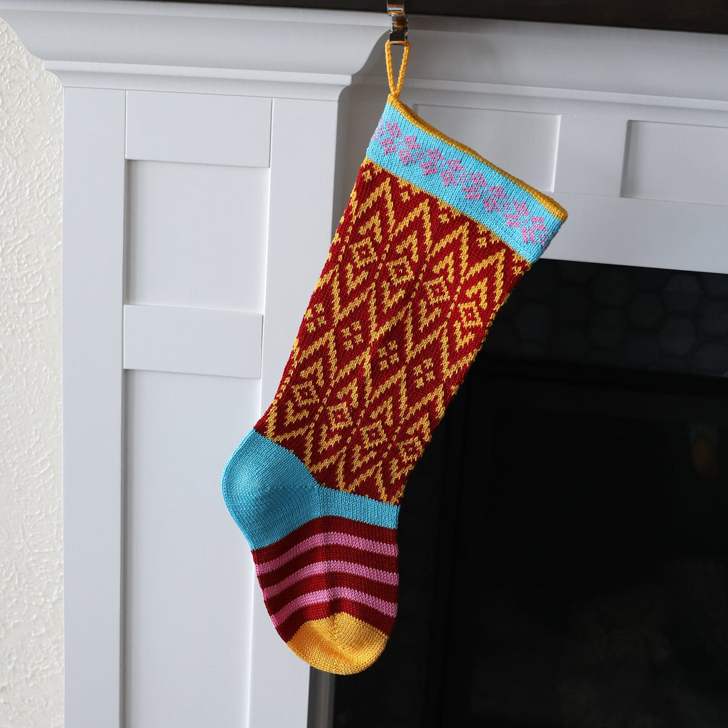 Colorful Stocking | Red Stockings Melange Collection 