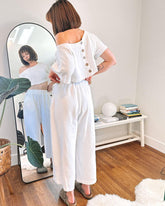 Monet Bouclé White Tops & Tees Jurate Los Angeles 