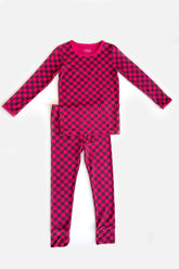 Kids' Checkered Print Set Pajama Sets Bohemian Mama Littles 