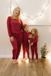 Presale - Kids' Checkered Print Set Pajama Sets Clover Baby & Kids 