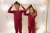 Presale - Kids' Checkered Print Set Pajama Sets Clover Baby & Kids 