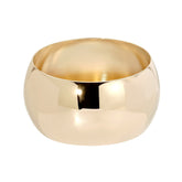 Large Domed Bangle eklexic Gold 