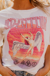 Led Zeppelin Quarter Sleeve Tee Graphic T's People of Leisure 