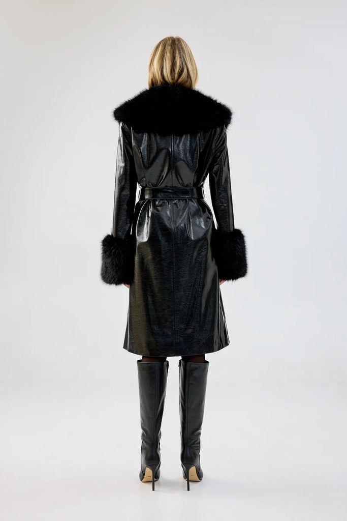 Libertango Coat | Black Outerwear Unreal Fur 