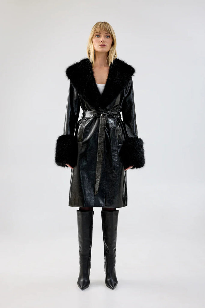 Libertango Coat | Black Outerwear Unreal Fur 