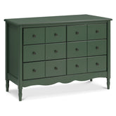 Liberty 6-Drawer Assembled Dresser | Forest Green