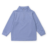 Sam Quarter Zip Pullover by LH Sport | Blue Stripes Sweatshirts Lila + Hayes 