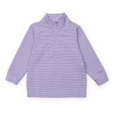 Sam Quarter Zip Pullover by LH Sport | Purple Stripes Sweatshirts Lila + Hayes 