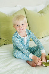 Jack Boys' Pajama Pant Set | Dinosaur Dig Pajama Sets Lila + Hayes 