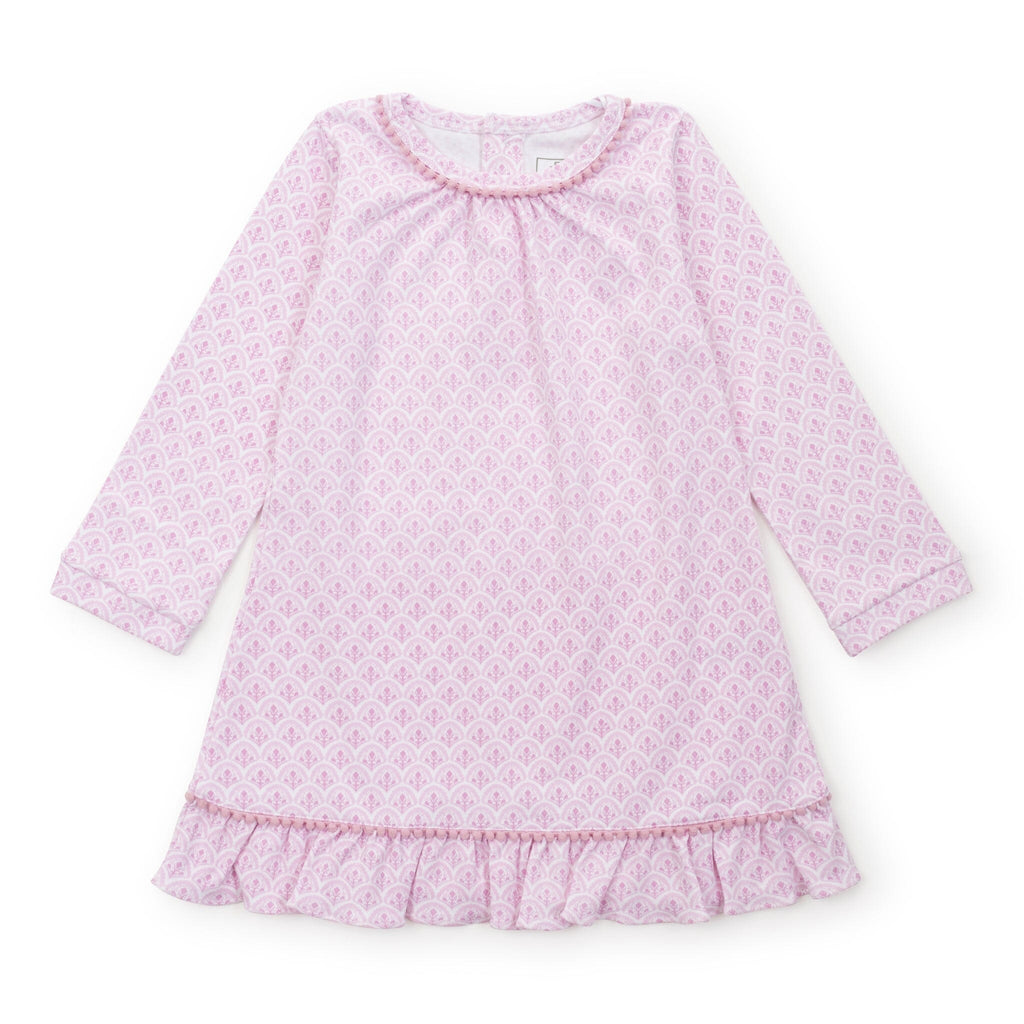 Carlin Girls' Dress - Scalloped in Pink Clothing > Girls > Dresses > Dress > Scalloped in Pink Lila + Hayes 