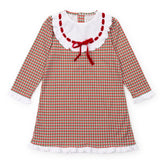 Emersyn Girls' Lace Trim Dress - Holiday Plaid Clothing > Girls > Dresses > Dress > Holiday Plaid Lila + Hayes 