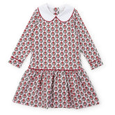 Lillian Girls' Dress - Pink Wreaths Clothing > Girls > Dresses > Dress > Pink Wreaths Lila + Hayes 