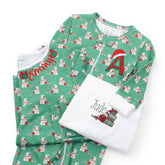 Audrey Women's Longsleeve Top Pant Set | Santa's Helpers Pajama Sets Lila + Hayes 