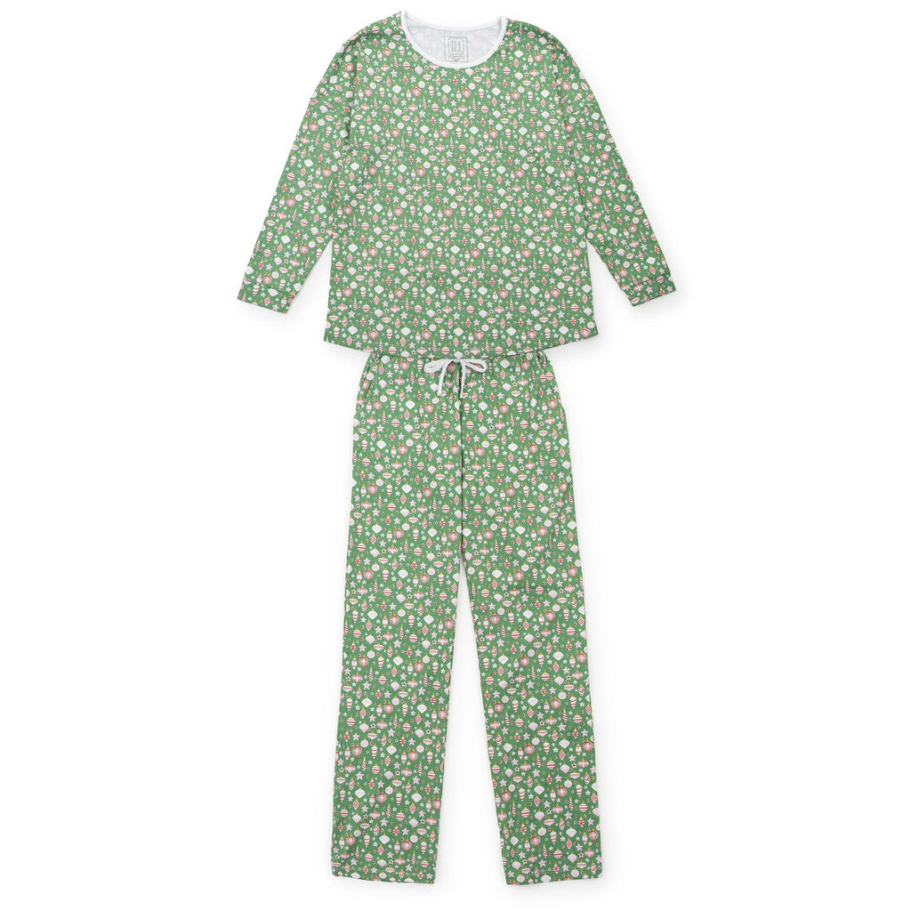 Audrey Women's Longsleeve Top Pant Set | Retro Ornaments Pajama Sets Lila + Hayes 