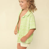 Lime Icing Mini Button Down Shirt Mini Apparel Montce 