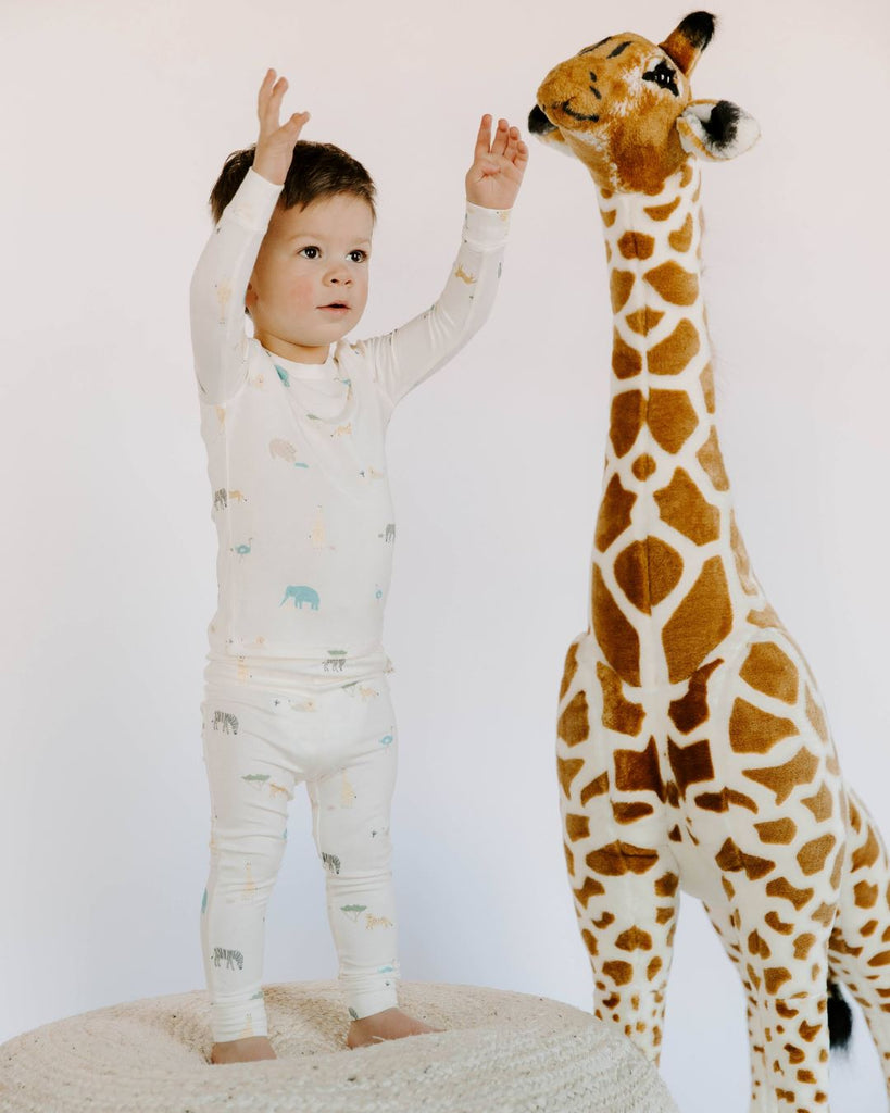 Toddler Modal Pajama Set | Zoo Pajama Sets Dear Hayden 