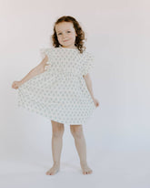 Organic Cotton Muslin Flutter Sleeve Dress Dresses Dear Hayden 