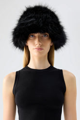 Lush Yeoman Bucket Hat | Black Hats Unreal Fur 