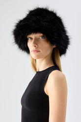 Lush Yeoman Bucket Hat | Black Hats Unreal Fur Black ONE SIZE 