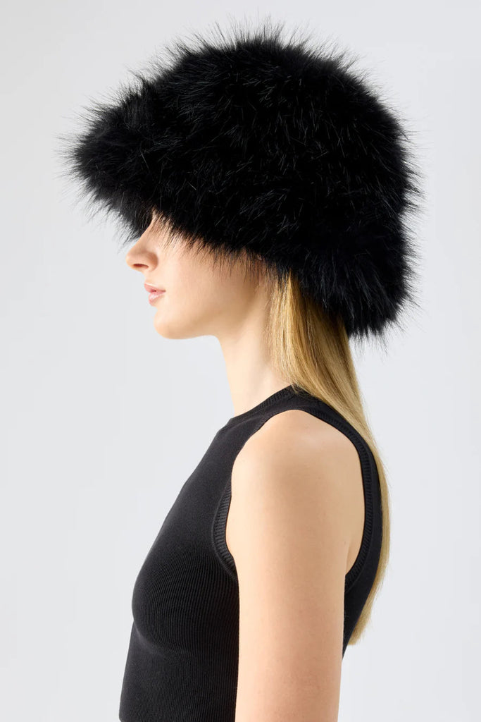 Lush Yeoman Bucket Hat | Black Hats Unreal Fur 