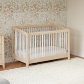 Sprout 4-in-1 Convertible Crib | Washed Natural / White Cribs & Toddler Beds Babyletto 