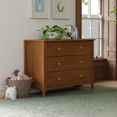 Sprout 6-Drawer Double Dresser | Chestnut / Natural Changing Dressers Babyletto 