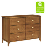 Sprout 6-Drawer Double Dresser | Chestnut / Natural Changing Dressers Babyletto 