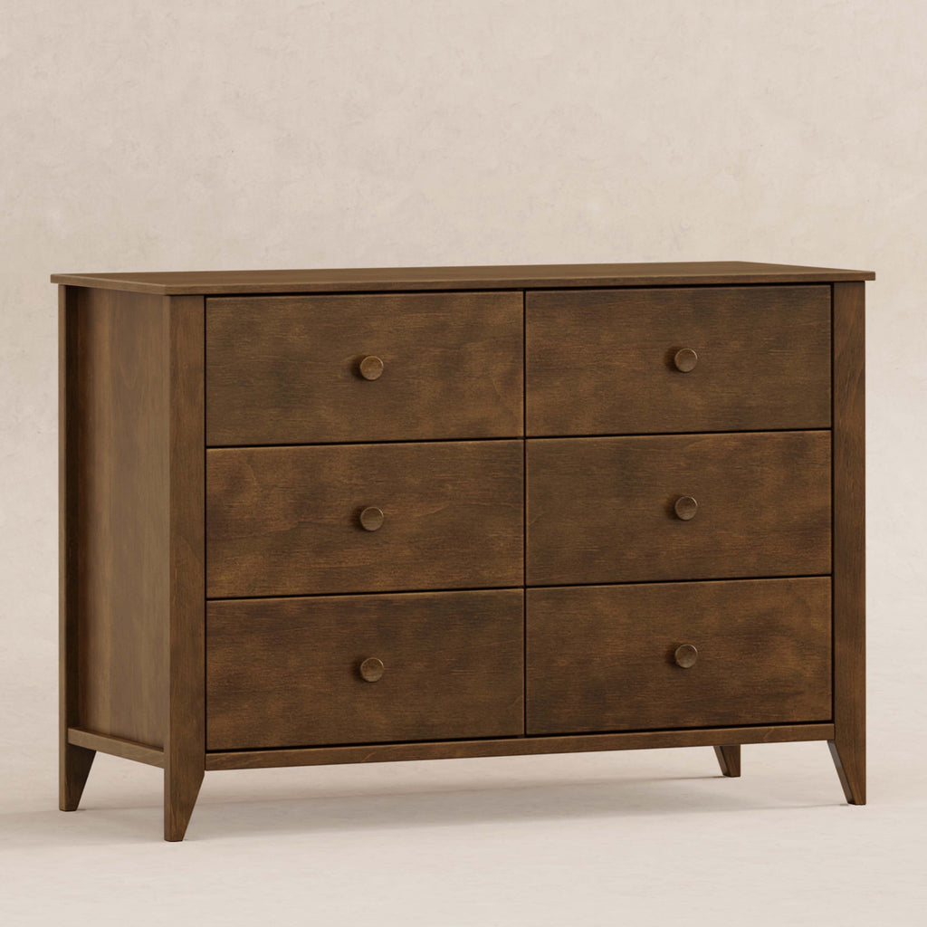 Sprout 6-Drawer Double Dresser | Natural Walnut Dressers Babyletto 