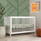 Gelato 4-in-1 Convertible Crib with Toddler Bed Conversion Kit | White Cribs & Toddler Beds Babyletto 