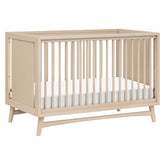 Peggy 3-in-1 Convertible Crib with Toddler Bed Conversion Kit | Taupe Cribs & Toddler Beds Babyletto 