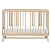 Peggy 3-in-1 Convertible Crib with Toddler Bed Conversion Kit | Taupe Cribs & Toddler Beds Babyletto Taupe M 