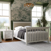 Darlington 4-in-1 Convertible Crib | Warm White Cribs & Toddler Beds NAMESAKE 