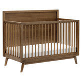 Palma 4-in-1 Convertible Crib with Toddler Bed Conversion Kit | Natural Walnut Cribs & Toddler Beds Babyletto 