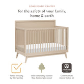 Palma 4-in-1 Convertible Crib with Toddler Bed Conversion Kit | Taupe Cribs & Toddler Beds Babyletto 