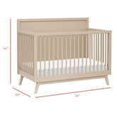 Palma 4-in-1 Convertible Crib with Toddler Bed Conversion Kit | Taupe Cribs & Toddler Beds Babyletto 