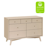 Palma 7-Drawer Assembled Double Dresser | Taupe Dressers Babyletto 