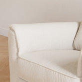 Willa Recliner in Eco-Performance Fabric | Water Repellent & Stain Resistant Cream Rocking Chairs NAMESAKE 