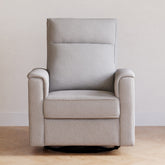 Willa Recliner in Eco-Performance Fabric | Water Repellent & Stain Resistant Grey Rocking Chairs NAMESAKE 