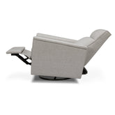 Willa Recliner in Eco-Performance Fabric | Water Repellent & Stain Resistant Grey Rocking Chairs NAMESAKE 