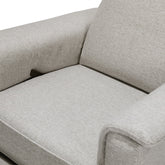 Willa Recliner in Eco-Performance Fabric | Water Repellent & Stain Resistant Grey Rocking Chairs NAMESAKE 